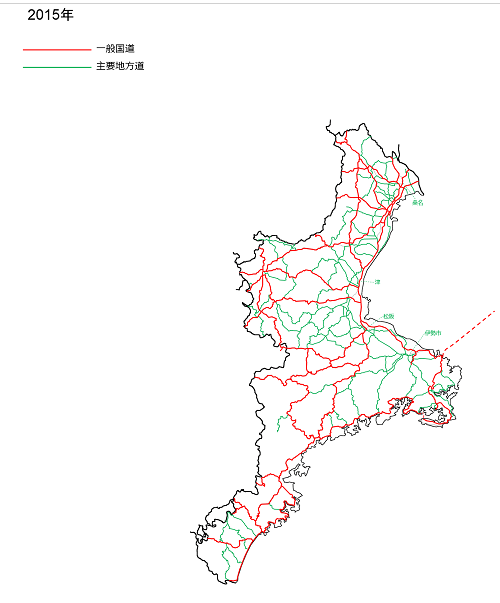 国道・主要地方道網