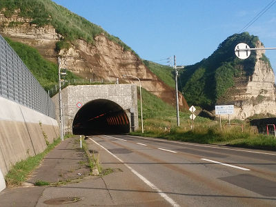 館の岬トンネル画像